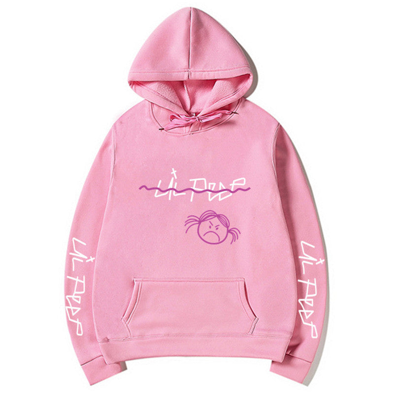 Sudadera con Capucha al Estilo Urbano de Lil Peep para Todos
