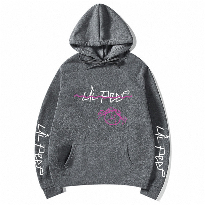 Sudadera con Capucha al Estilo Urbano de Lil Peep para Todos