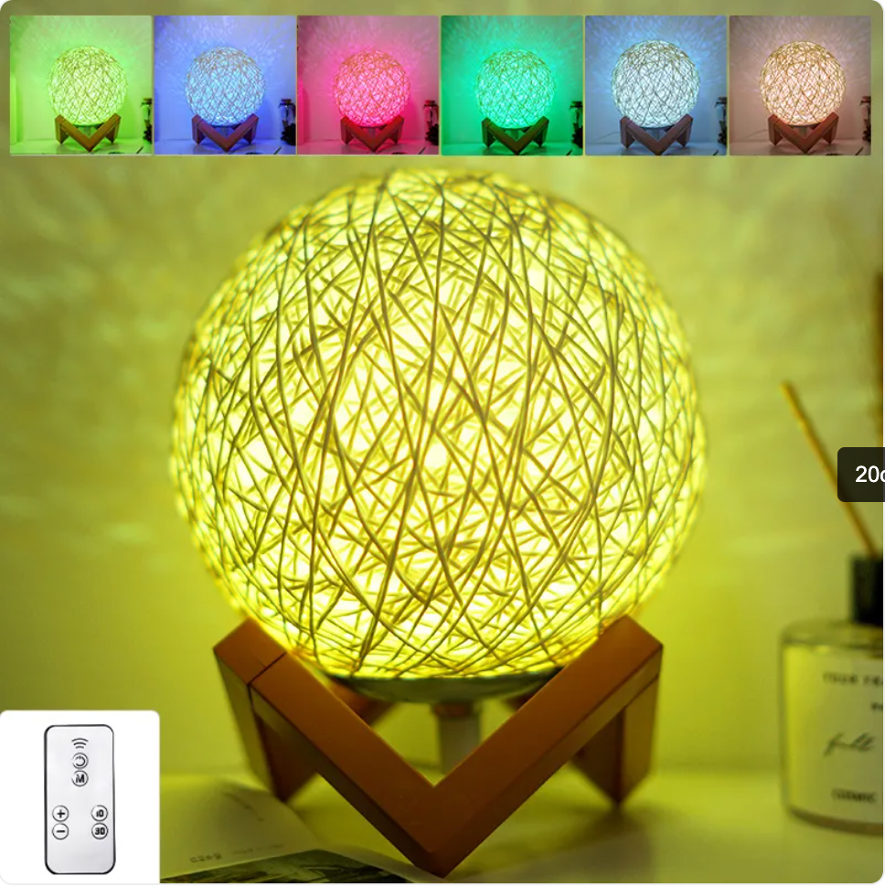 Luz Nocturna Compacta para Mesita de Noche en Dormitorio