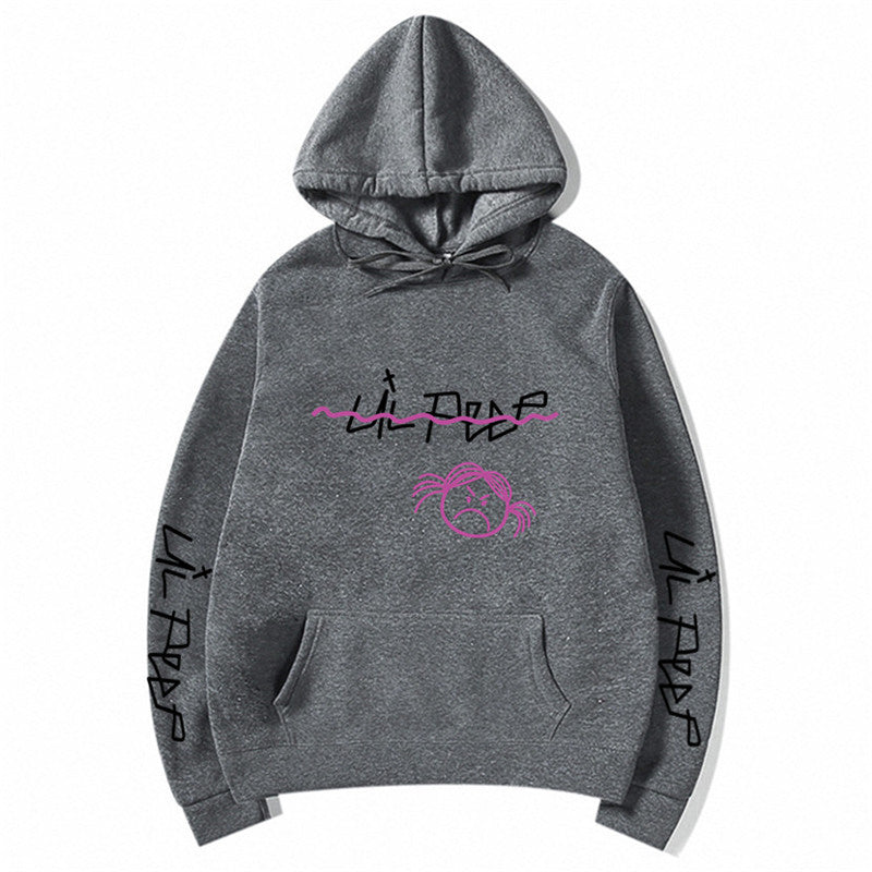 Sudadera con Capucha al Estilo Urbano de Lil Peep para Todos