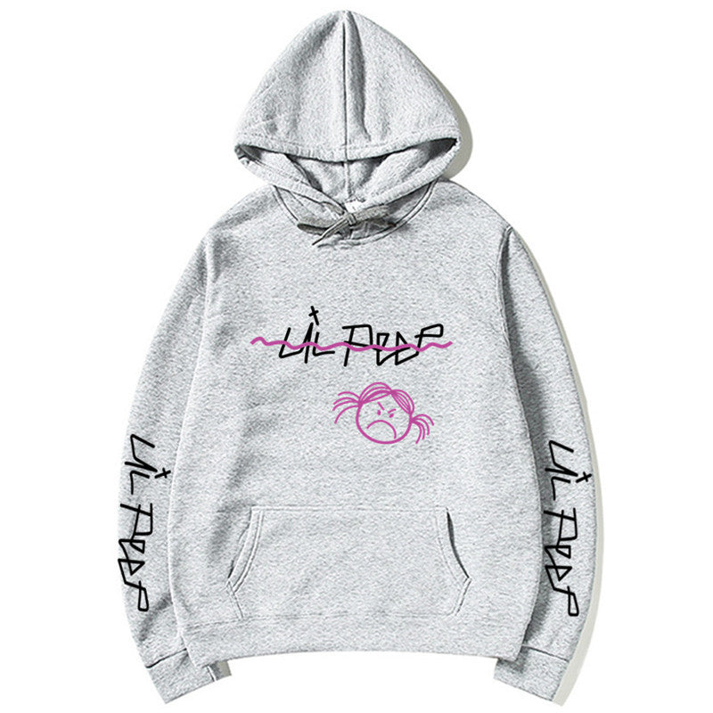 Sudadera con Capucha al Estilo Urbano de Lil Peep para Todos